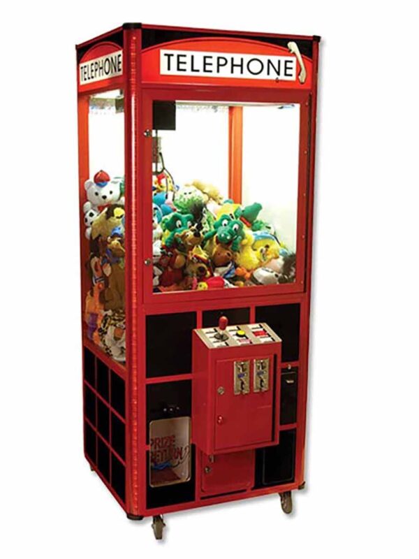 Telephone Toy Plush Crane Claw Machine - 30"