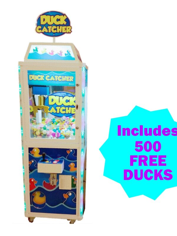 Coast to Coast Duck Catcher Crane Claw Arcade Machine with 500 FREE Ducks