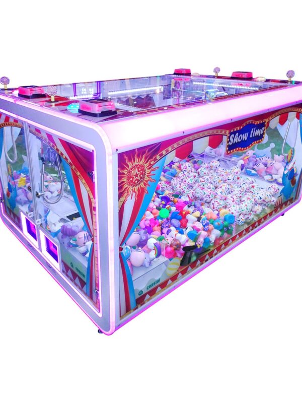 Coastal Amusements Showtime Four Player Crane Arcade Game