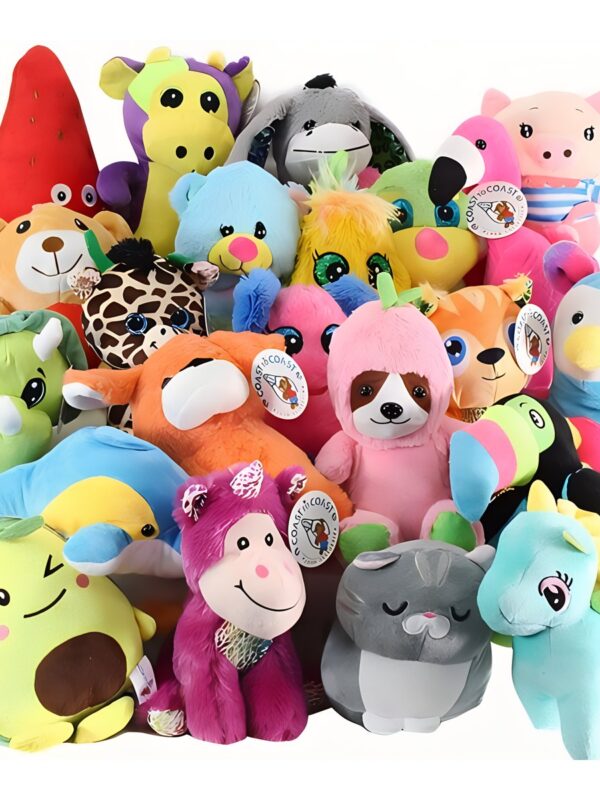 Game Room Guys Crane Claw Animal Plush Kit - Generic - 7" to 9" - 150 Pieces
