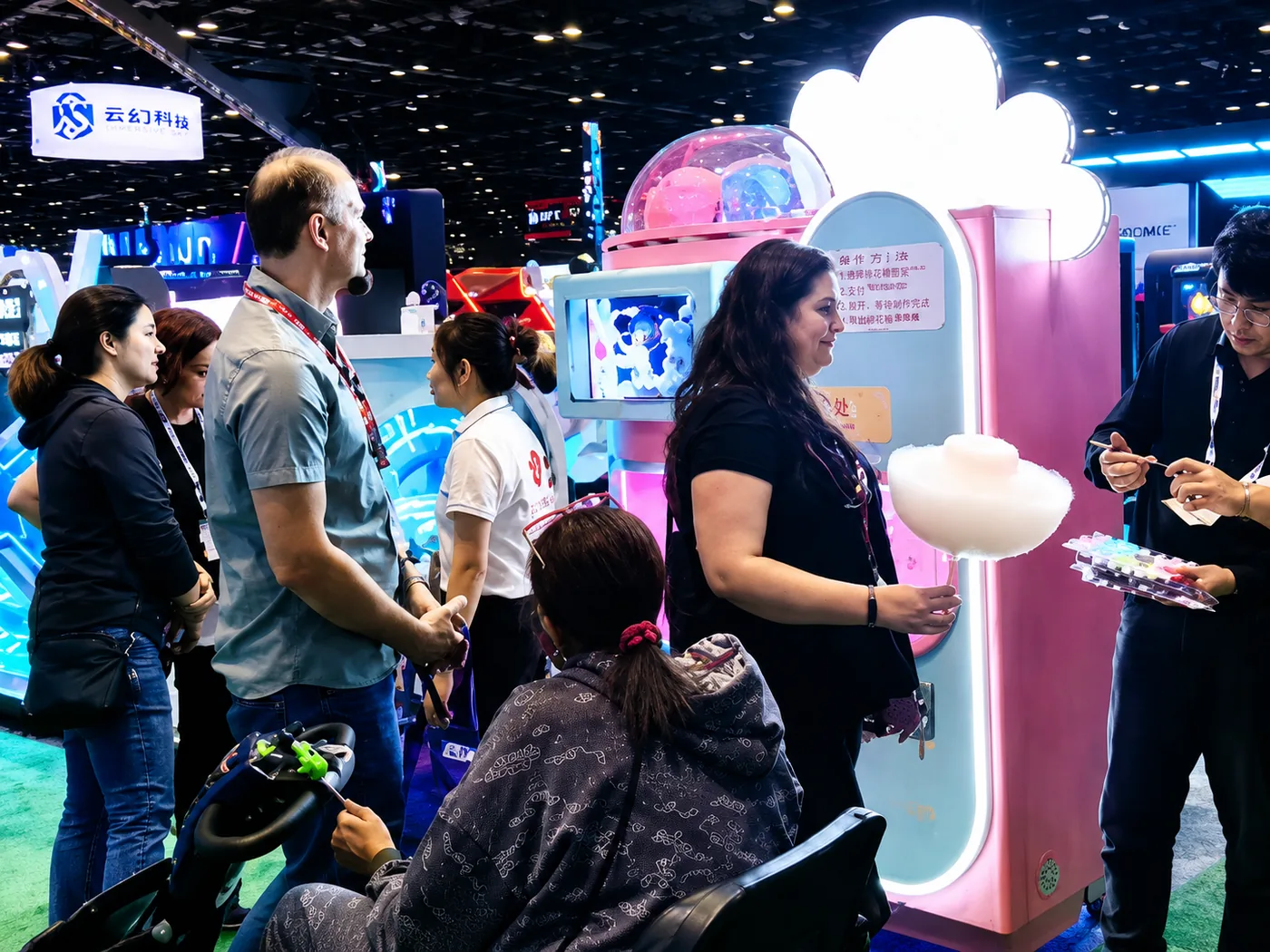 Arcade Craft Studio exhibition booth