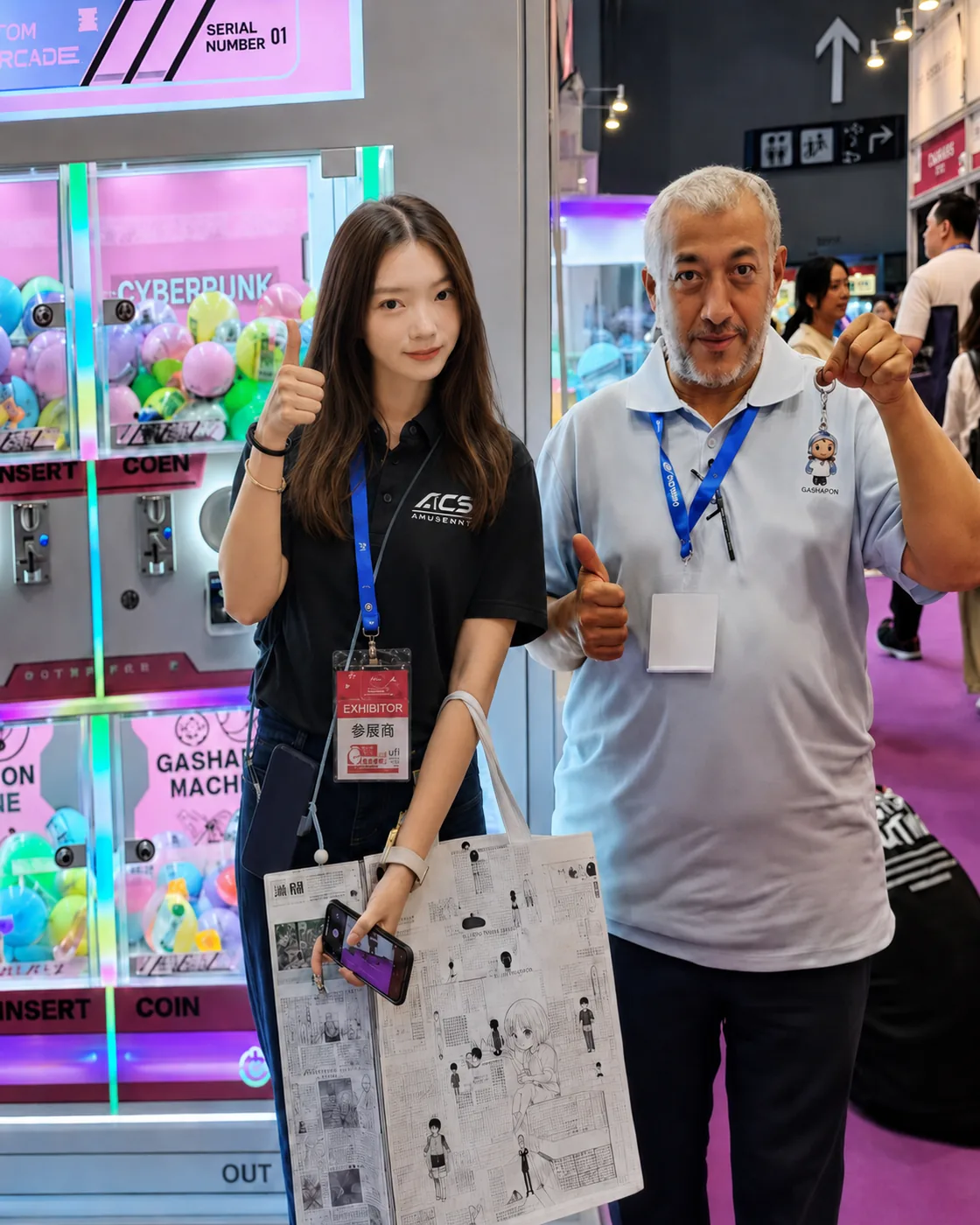 Arcade Craft Studio exhibition booth