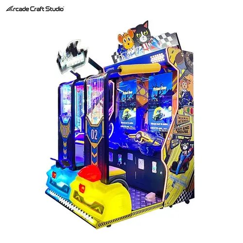 Cat And Mouse 2 Players Driving Arcade Game Machine
