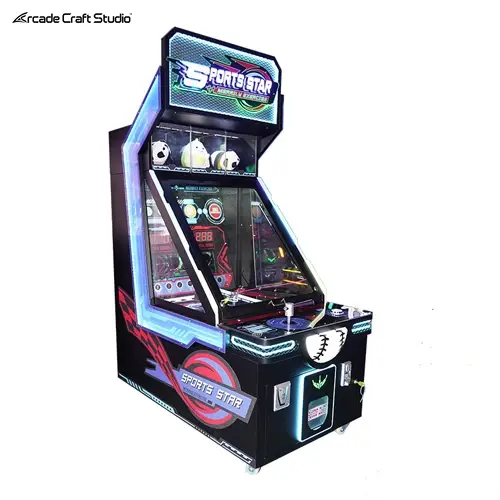 Sports Star Baseball Arcade Prize Redemption Game