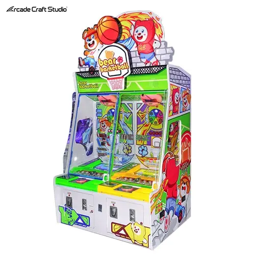 Bear Basketball Kids Ball Shooting Arcade Game