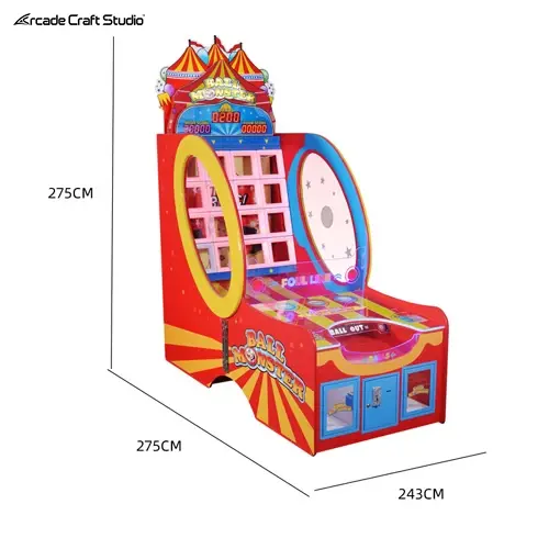 Ball Monster Ticket Redemption Game Arcade
