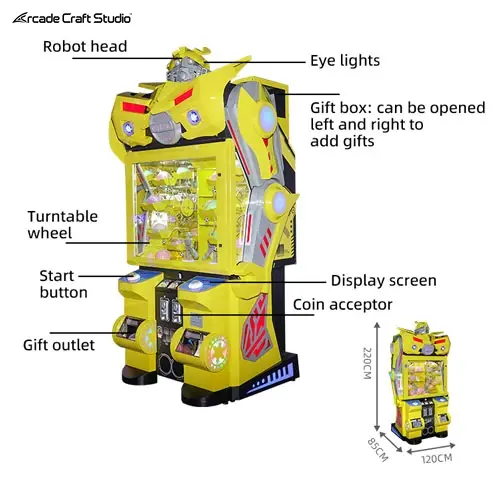 Mech Warrior Capsule Prize Machine