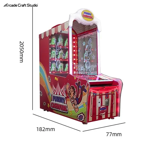 Funny Carnival Ball Throwing Ticket Redemption Arcade Games