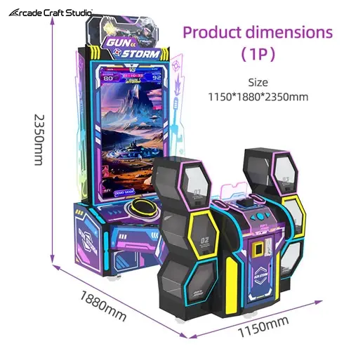 Gun Storm Shooting Arcade Game Machine (1P)