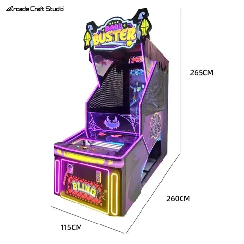Buster Ball Throwing Video Arcade Game