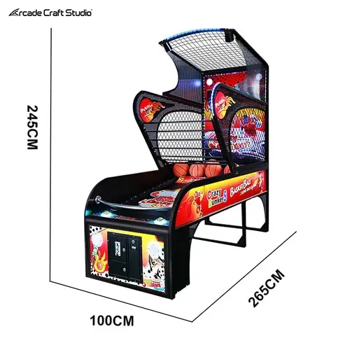 Crazy Dunkers Basketball Game Machine