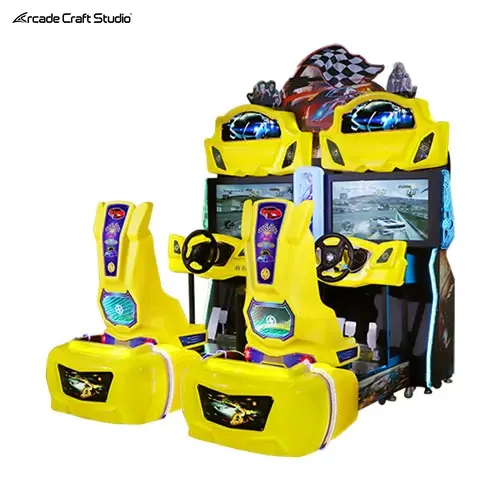2 Players Car Driving Arcade Game