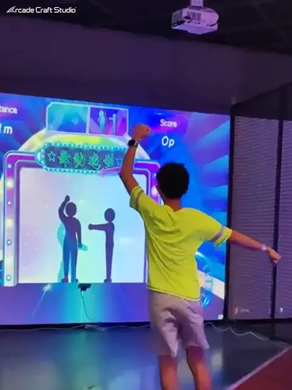 Hole In The Wall Projection Interactive Game