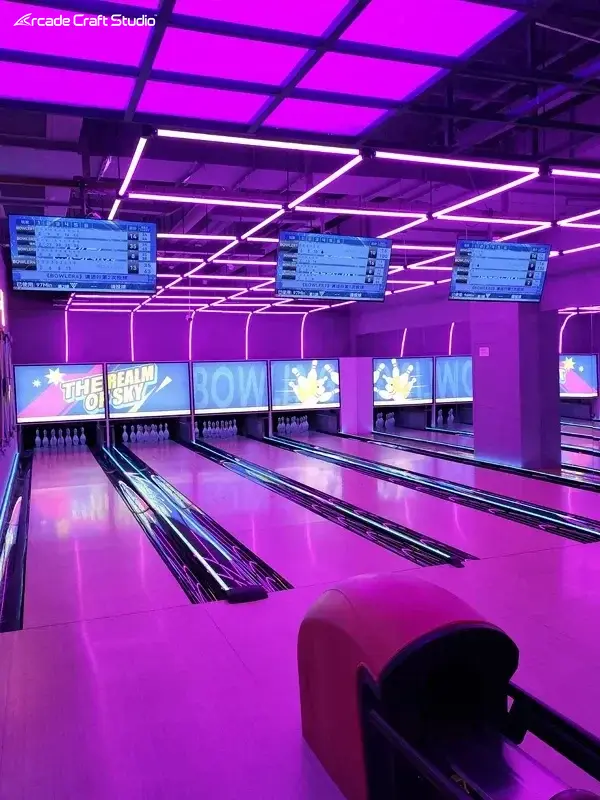 10 Pins Commercial Bowling Alley Equipment