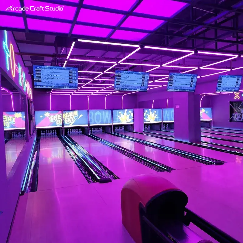 10 Pins Commercial Bowling Alley Equipment