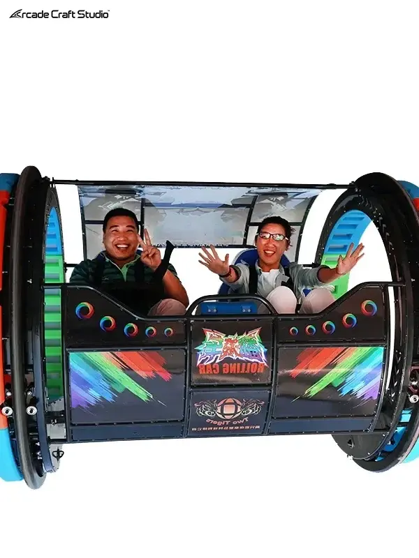 Amusement Park Ride 360 Degree Rolling LeBar Car