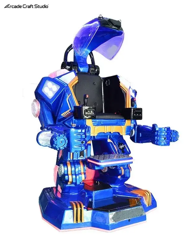 Outdoor Playground Armored Hero Robot Ride