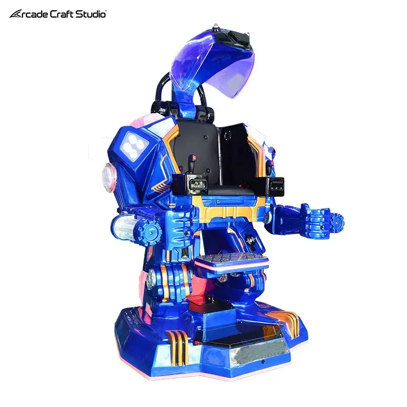 Outdoor Playground Armored Hero Robot Ride