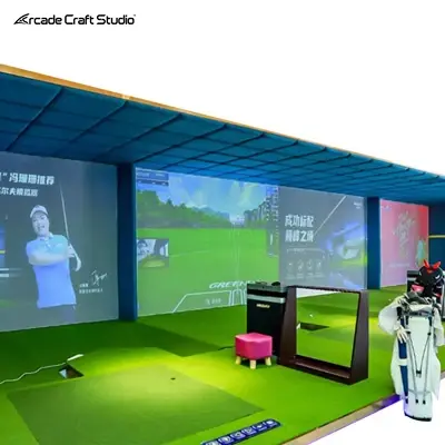 A Series Indoor Golf Simulator