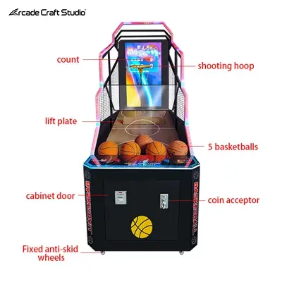 55" Video Basketball Arcade Machine