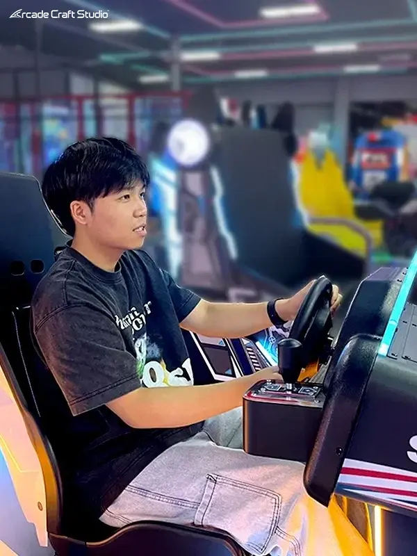 ACE Racing Car Racing Simulator Arcade Machine