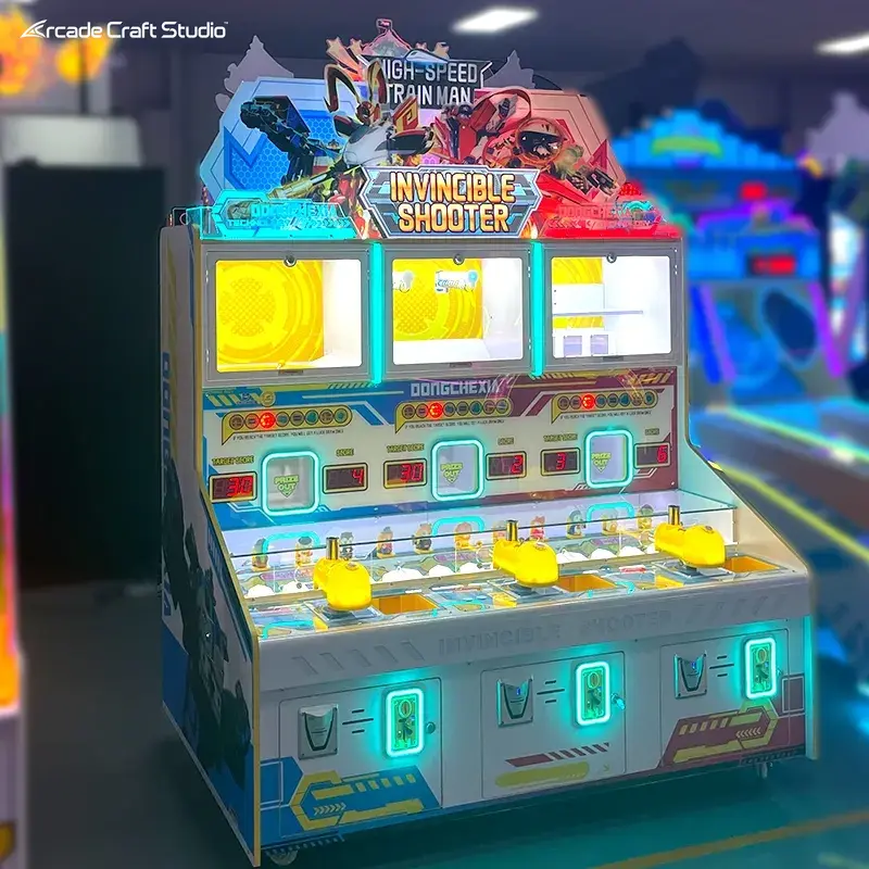 Invincible Shooter 3 Player Ball Shooting Arcade Games