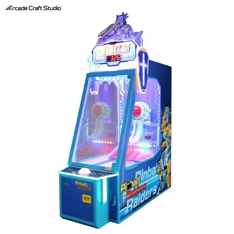 Pinball Raiders Bouncy Ball Arcade Ticket Game
