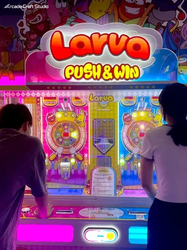 Cartoon Bug Marble Pusher Game Prize Game Machine
