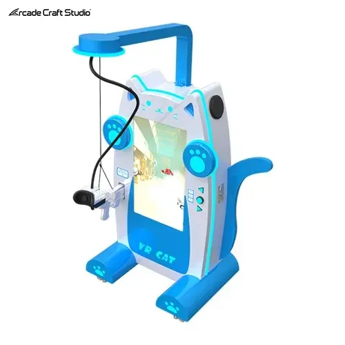 VR Cat Kids Shooting Arcade Machine