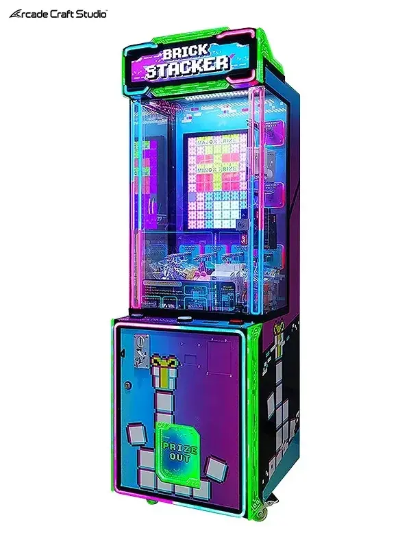 Mini Brick Stacker Redemption Game Prize Machine
