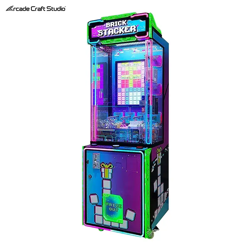 Mini Brick Stacker Ticket Game Prize Machine