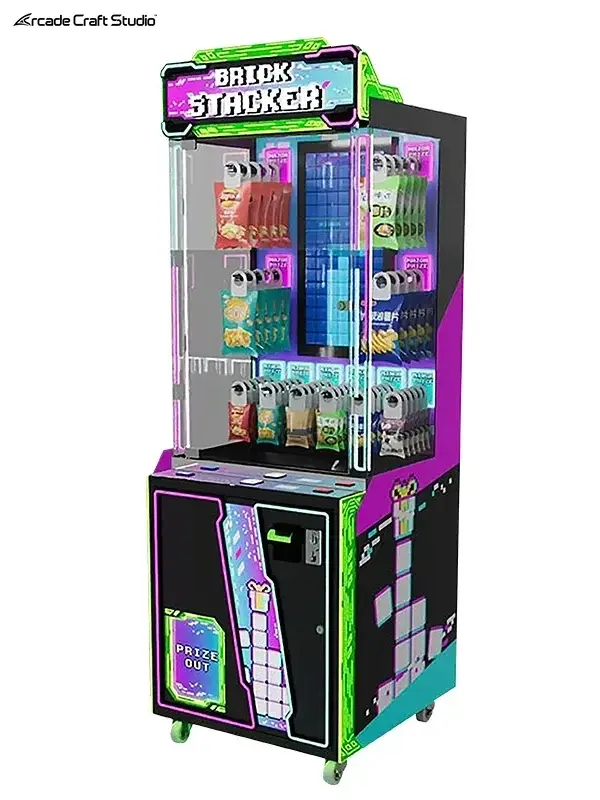 Brick Stacker Redemption Game Prize Machine