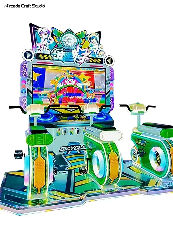 Speed ​​Boy Kids 3 Player Bicycle Arcade Machine