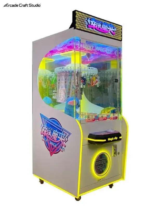 Lucky Magic Clip Prize Machine Redemption Arcade Games