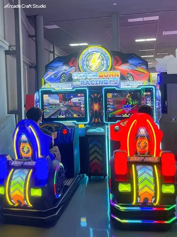 Superburn Racing D 2 Players Driving Arcade Games