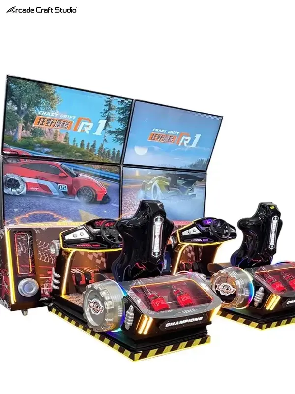 Wild Drift 2 Player Racing Arcade Machine Driving Simulator