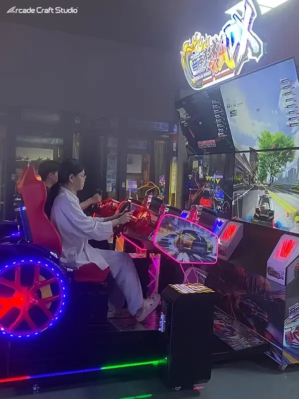 Furious Speed DX Coin Operated Race Car Arcade Game
