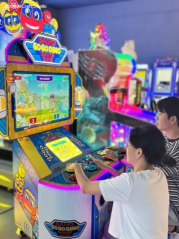 Dino Quick Press Video Arcade Redemption Game