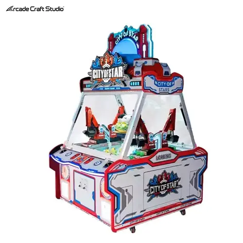 City Of Star 4 Players Toy Grabber Claw Machine