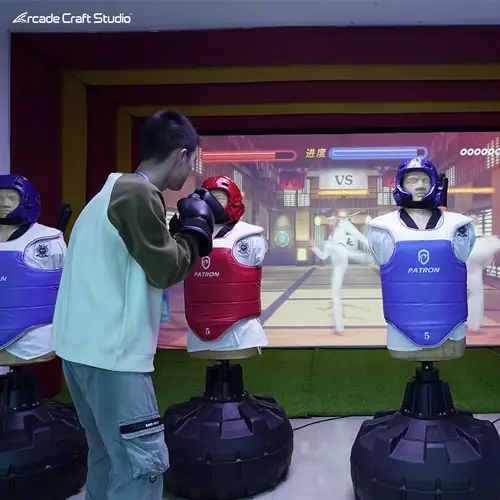 Projection Interactive Boxing Simulator