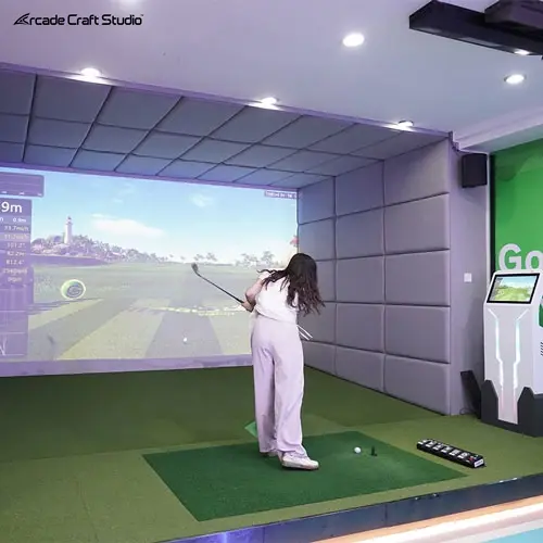 Customizable Basement Golf Simulator