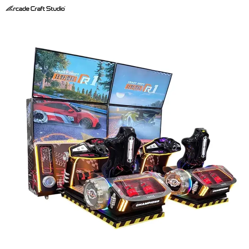 Wild Drift 2 Player Racing Arcade Machine Driving Simulator