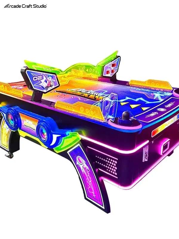 Flash Hockey Curved Coin Operated Air Hockey Arcade（Single-ball Version）