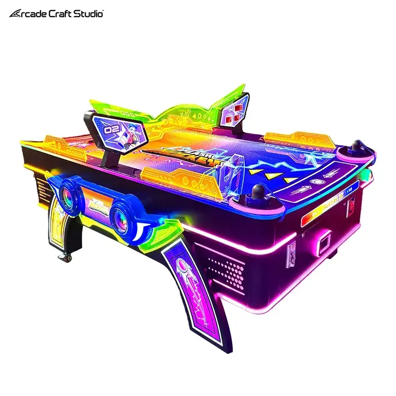 Flash Hockey Curved Coin Operated Air Hockey Arcade（Single-ball Version）