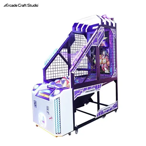 Surprise Coin Operated Basketball Machine With LCD Screen