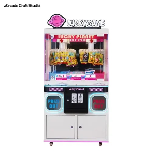 Lucky Planet Coin Operated Prize Redemption Machine
