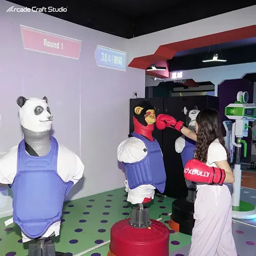 Projection Interactive Boxing Simulator