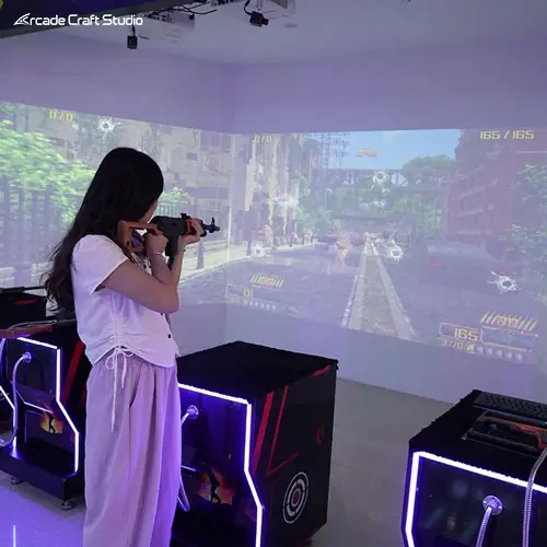 Multi-person Projection Interactive Shooting Simulator