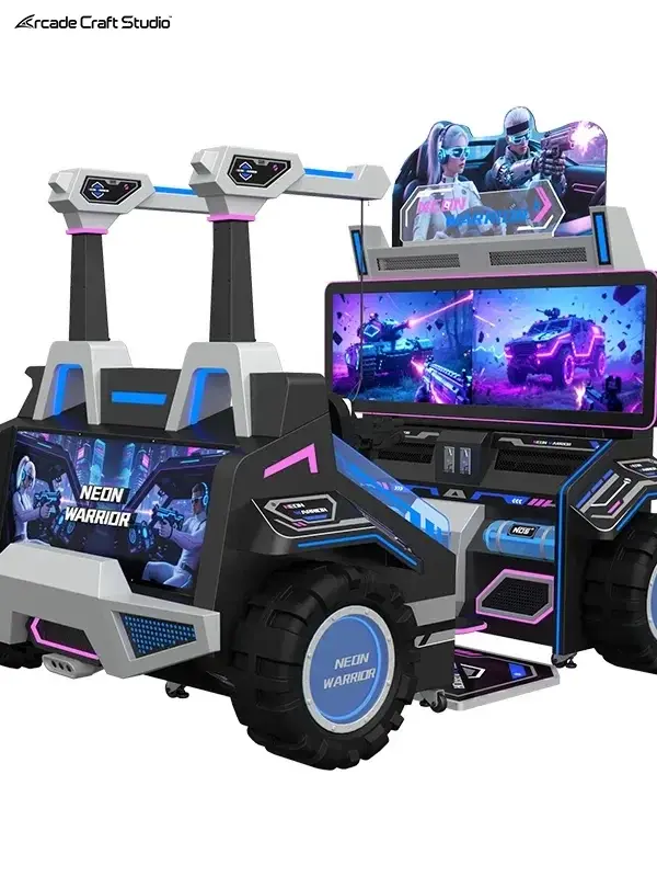 VR Neon Warrior Commercial 2 Players Gun Arcade Game
