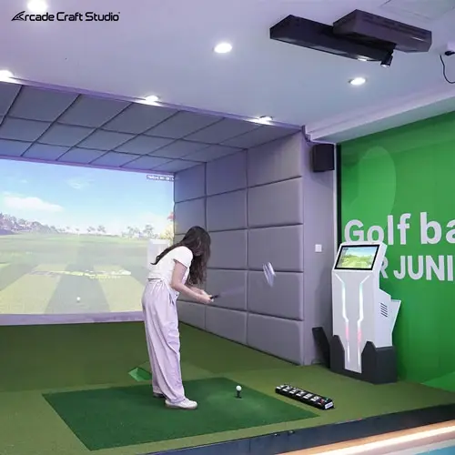 Customizable Basement Golf Simulator